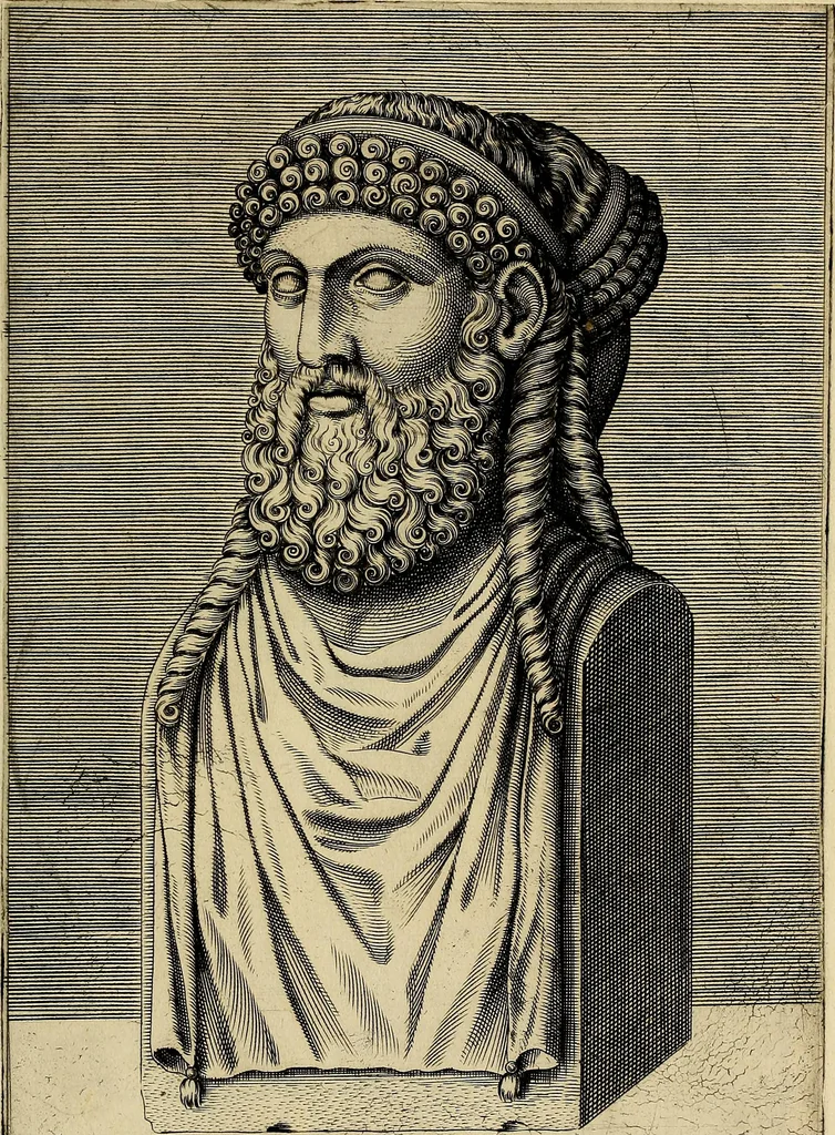 An illustration from Inlvstrivm viror vt extant in vrbe expressi vvltvs, 1569, leaf 98