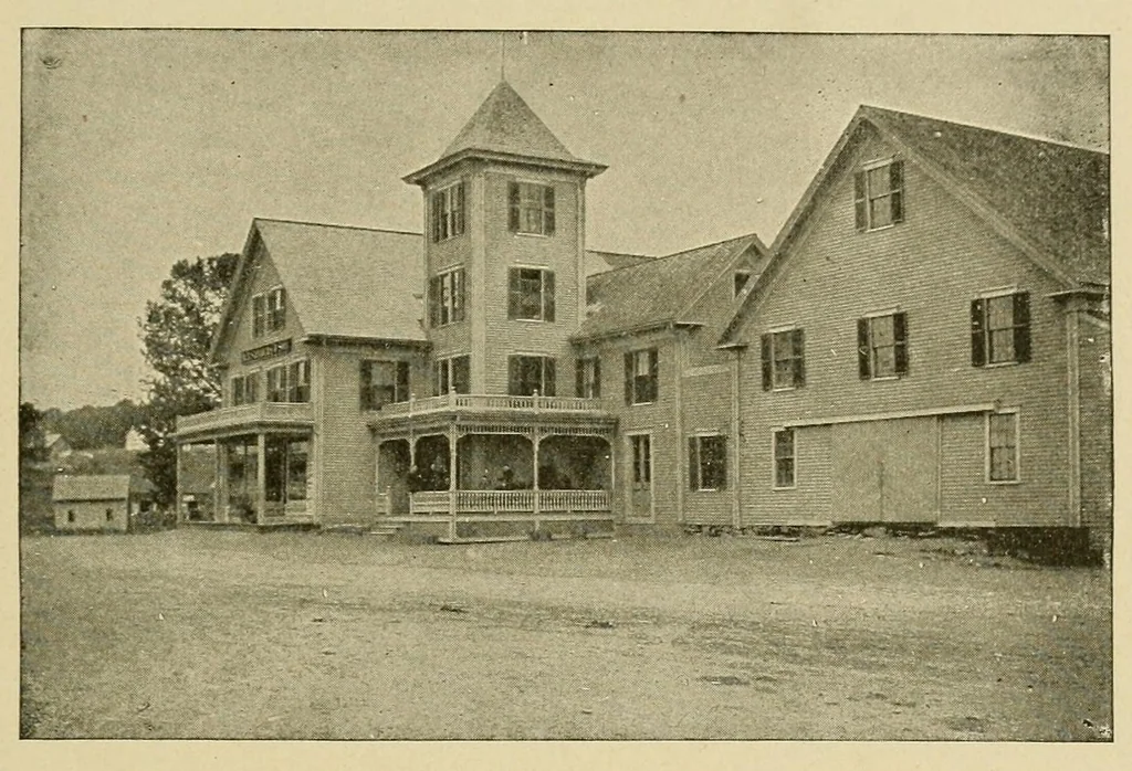 An illustration from In the Maine woods, 1907, leaf 159