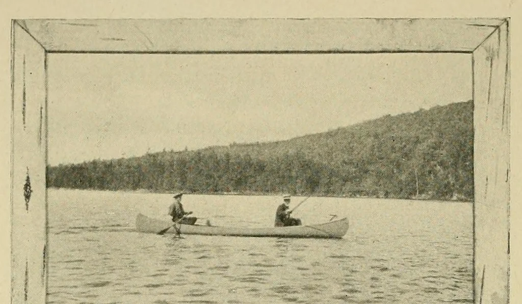 An illustration from In the Maine woods, 1907, leaf 22