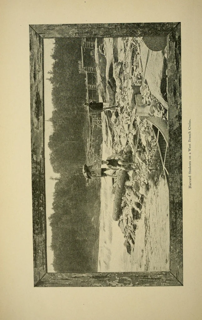 An illustration from In the Maine woods, 1907, leaf 30