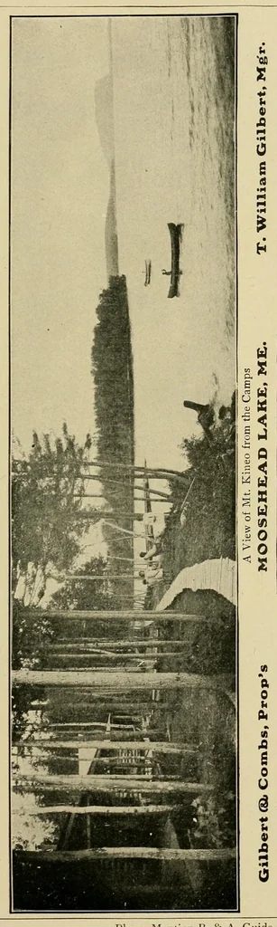 An illustration from In the Maine woods, 1908, leaf 149