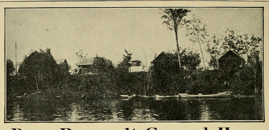 An illustration from In the Maine woods, 1908, leaf 172