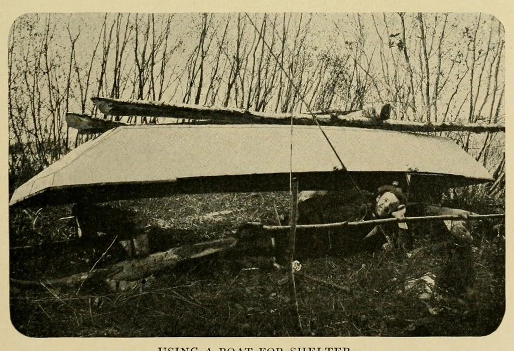 An illustration from In the Maine woods, 1908, leaf 73