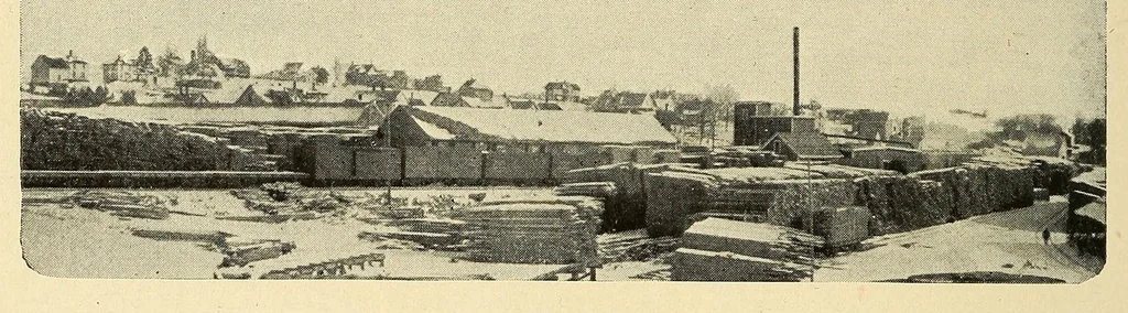 An illustration from In the Maine woods, 1909, leaf 108