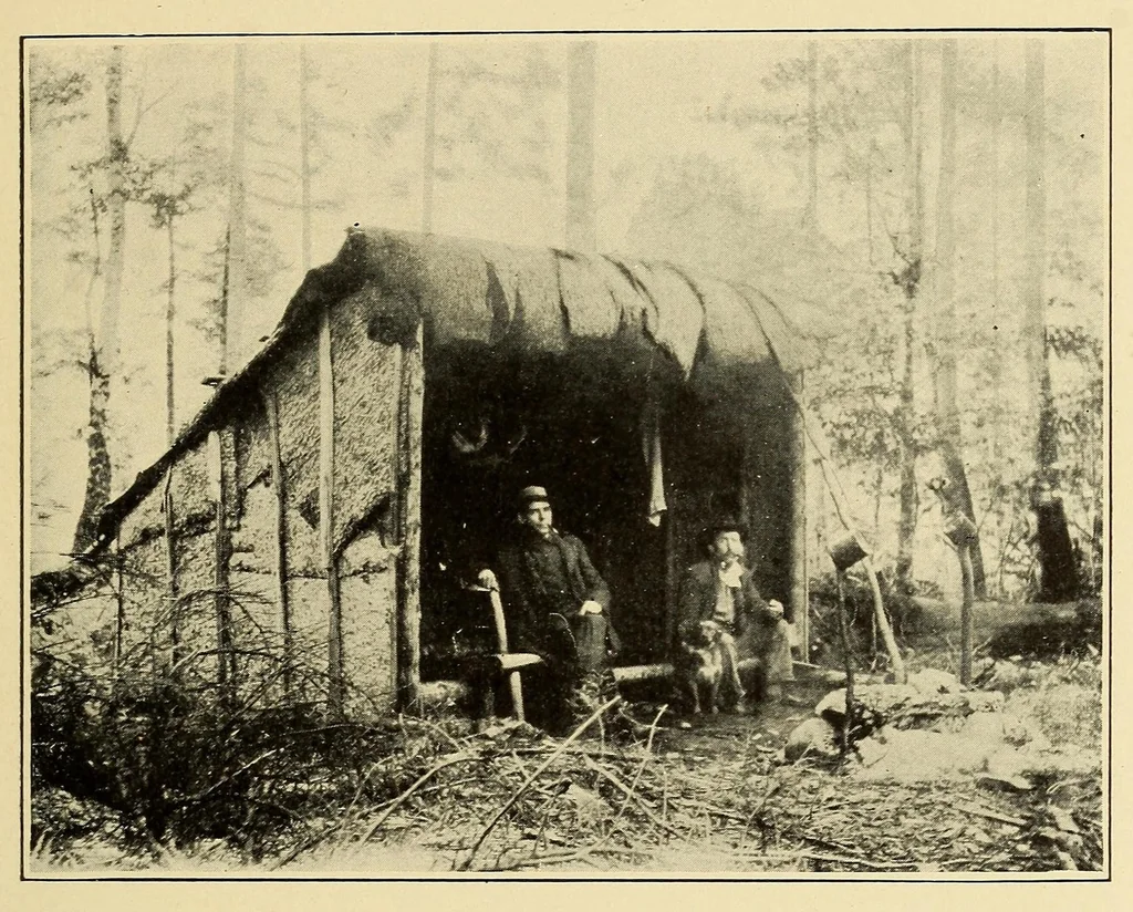 An illustration from In the Maine woods, 1909, leaf 79