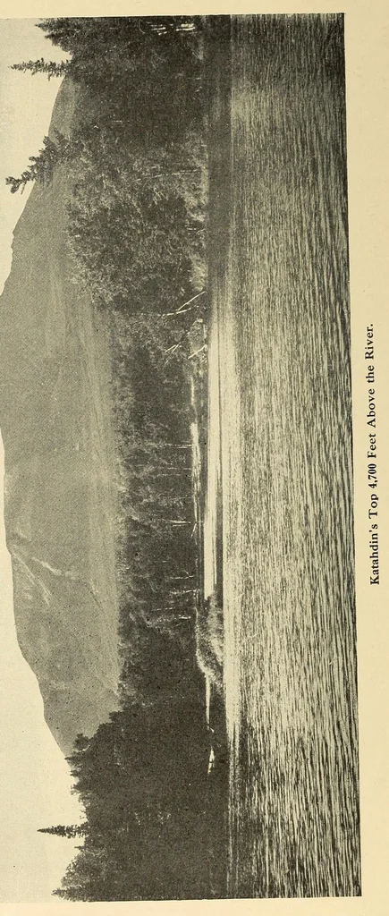 An illustration from In the Maine woods, 1909, leaf 90