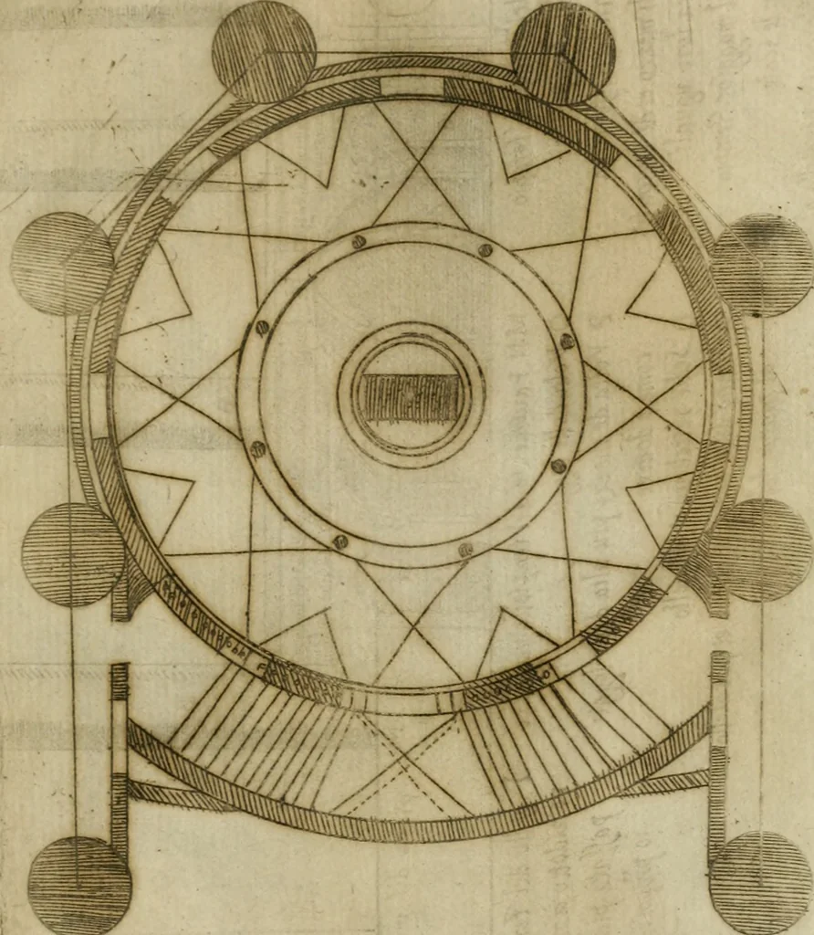 An illustration from Dispareri in materia d'architettvra, et perspettiva : con pareri di eccellenti, et famosi architetti, che li risoluono, 1572, leaf 80