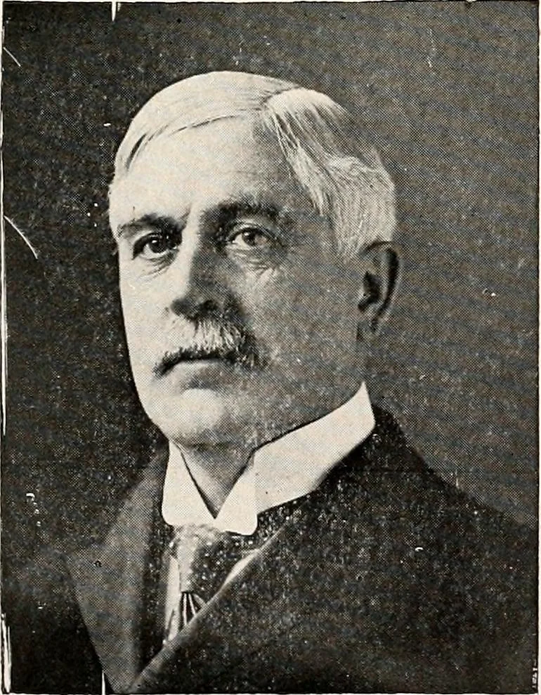 An illustration from In memoriam, Edwin McMasters Stanton, his life and work : with account of dedication of bronze statue in his native city, 1911, leaf 188