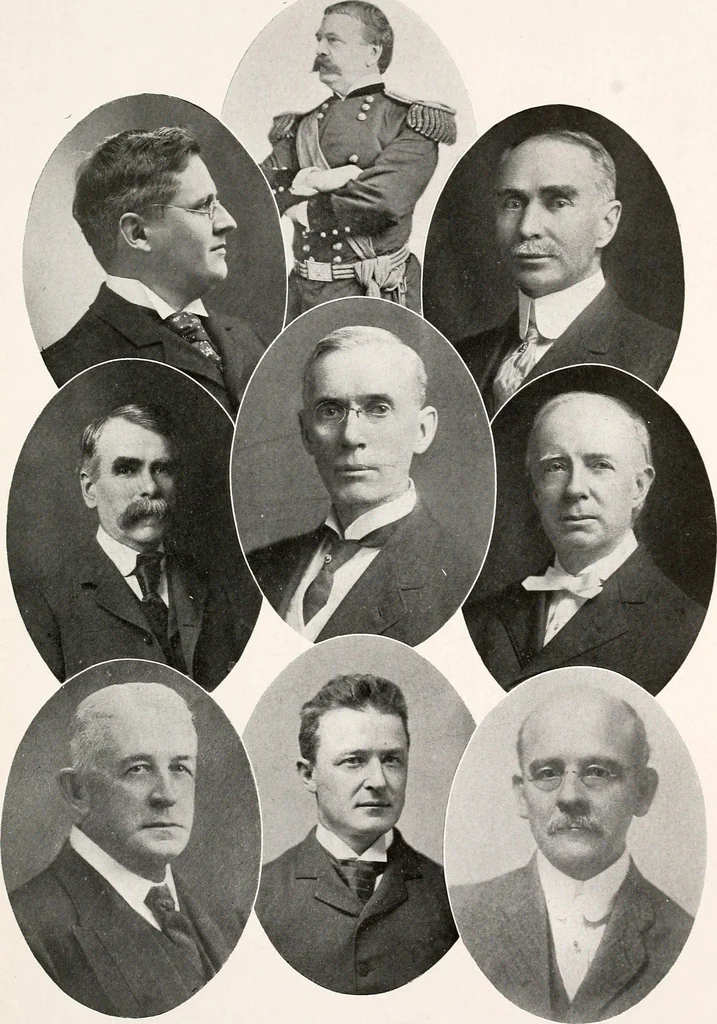 An illustration from In memoriam, Edwin McMasters Stanton, his life and work : with account of dedication of bronze statue in his native city, 1911, leaf 370