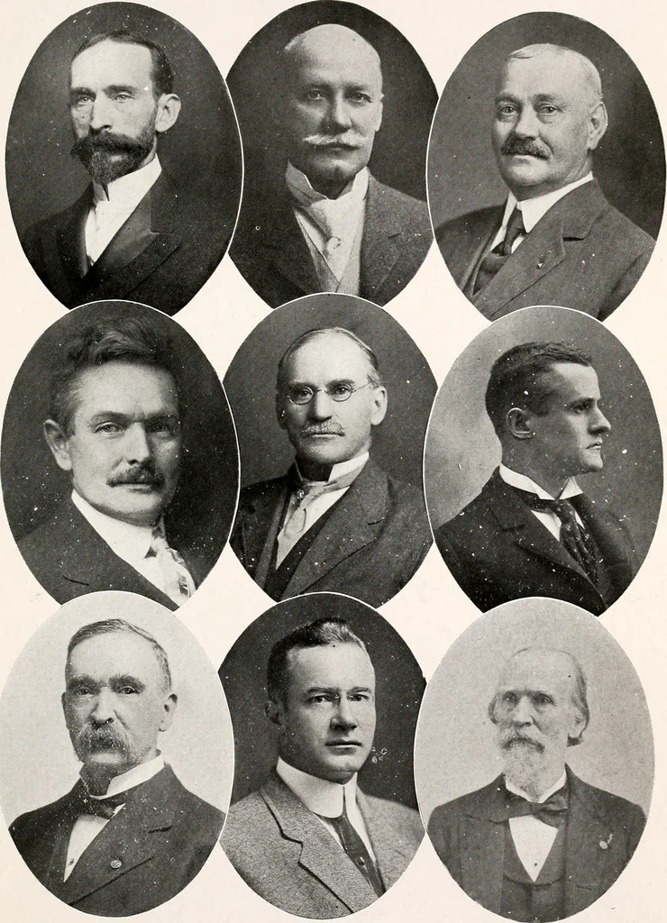 An illustration from In memoriam, Edwin McMasters Stanton, his life and work : with account of dedication of bronze statue in his native city, 1911, leaf 378