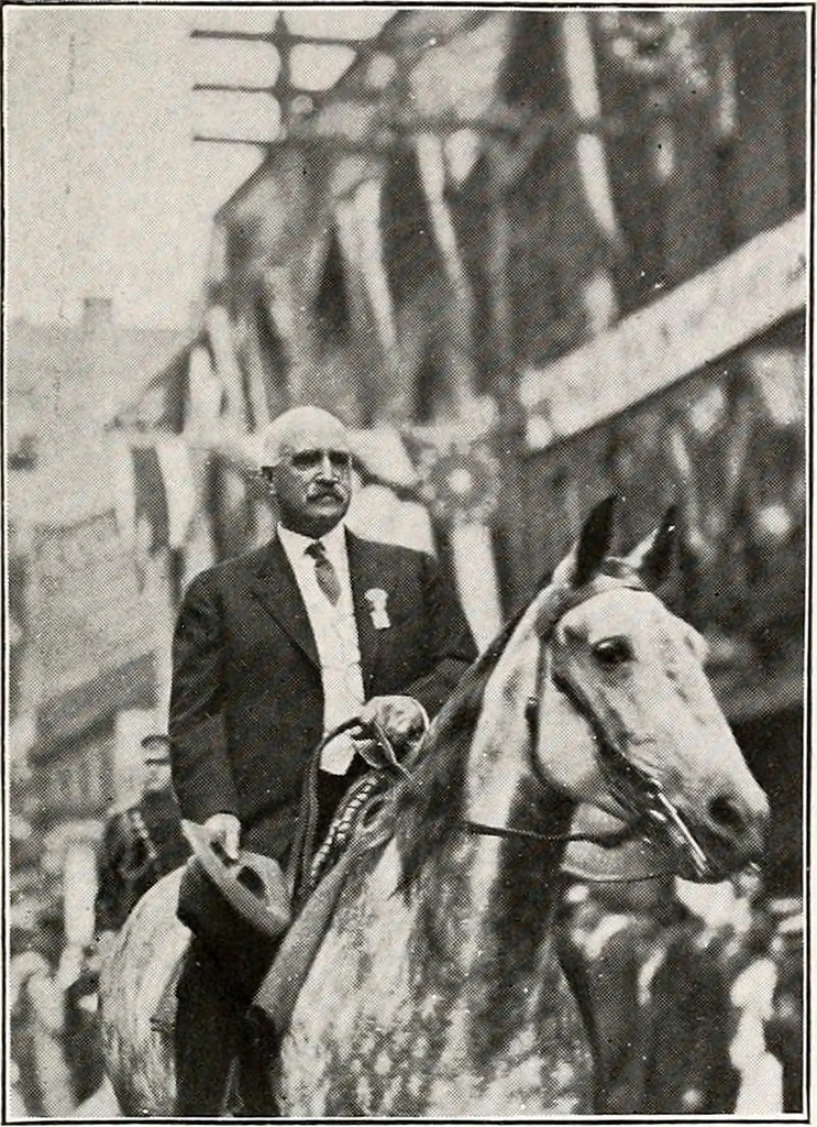 An illustration from In memoriam, Edwin McMasters Stanton, his life and work : with account of dedication of bronze statue in his native city, 1911, leaf 410