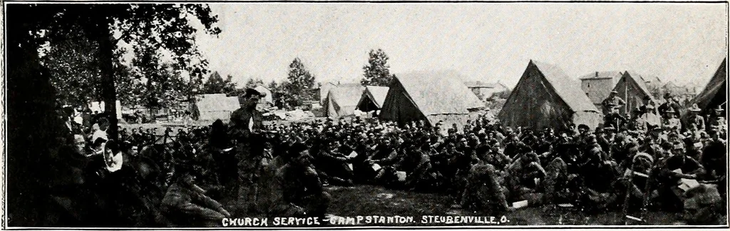 An illustration from In memoriam, Edwin McMasters Stanton, his life and work : with account of dedication of bronze statue in his native city, 1911, leaf 432