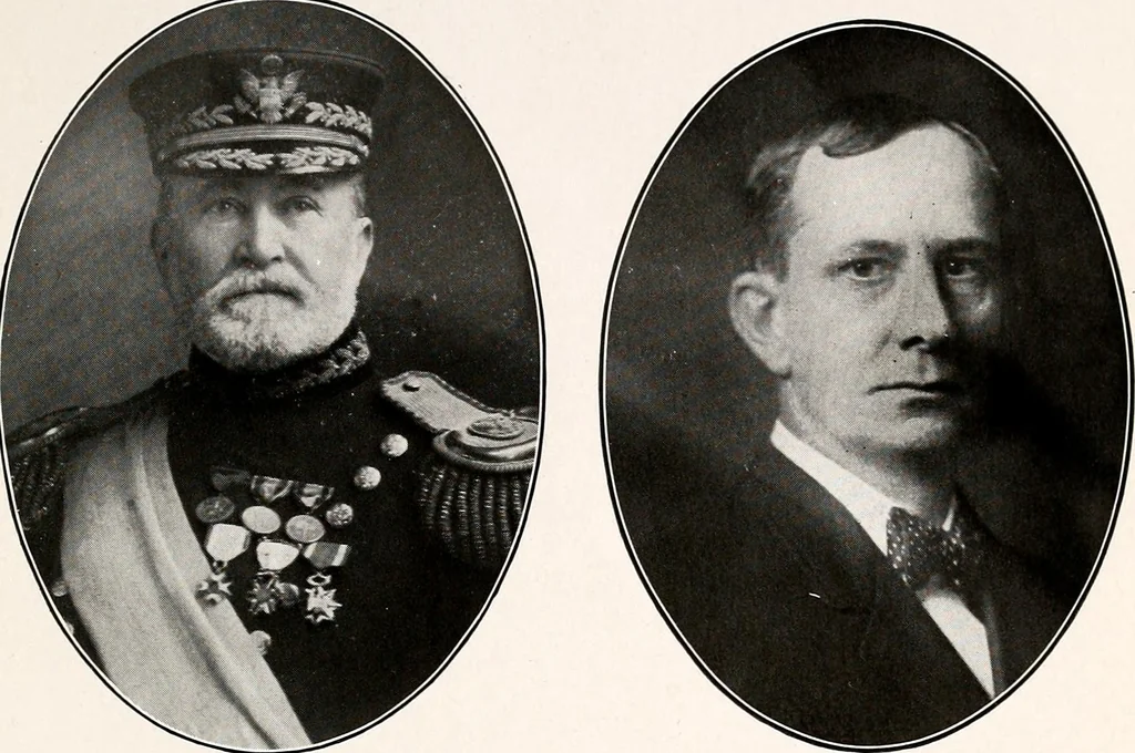An illustration from In memoriam, Edwin McMasters Stanton, his life and work : with account of dedication of bronze statue in his native city, 1911, leaf 448