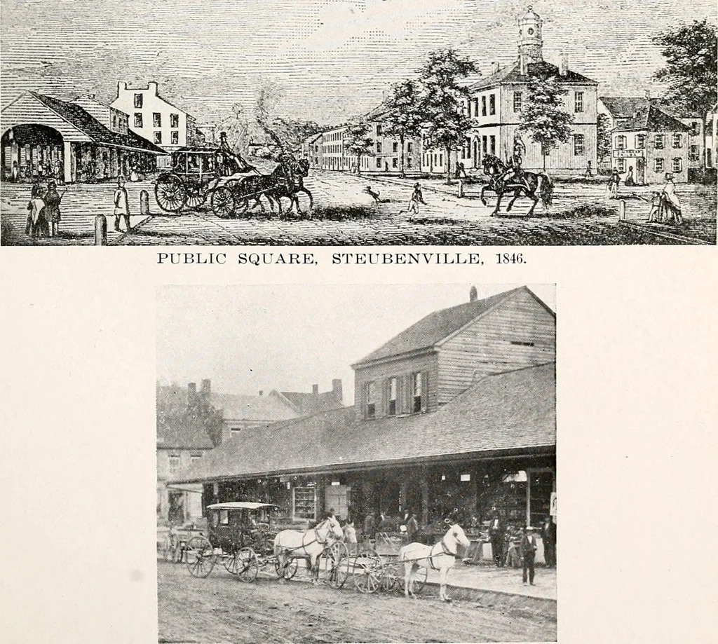 An illustration from In memoriam, Edwin McMasters Stanton, his life and work : with account of dedication of bronze statue in his native city, 1911, leaf 60