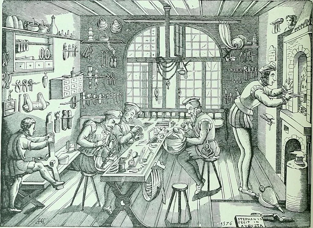 An illustration from The arts in the middle ages, and at the period of the Renaissance, 1875, leaf 209