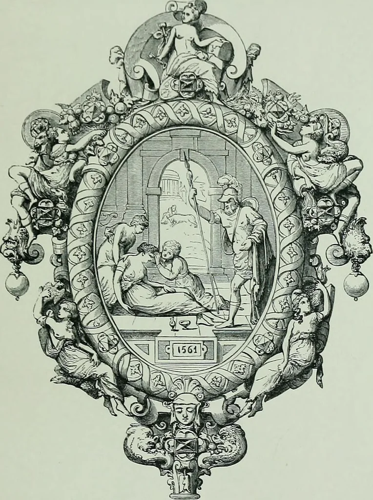 An illustration from The arts in the middle ages, and at the period of the Renaissance, 1875, leaf 56