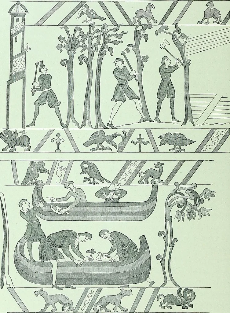 An illustration from The arts in the middle ages, and at the period of the Renaissance, 1875, leaf 75