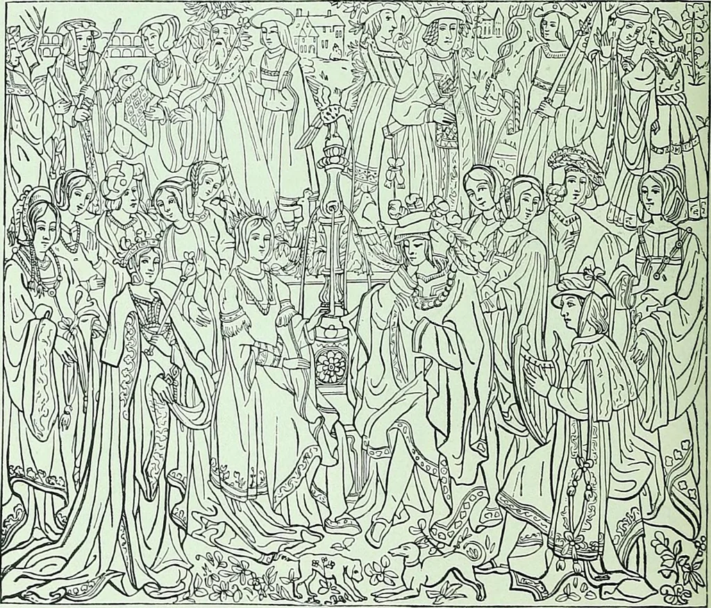 An illustration from The arts in the middle ages, and at the period of the Renaissance, 1875, leaf 77