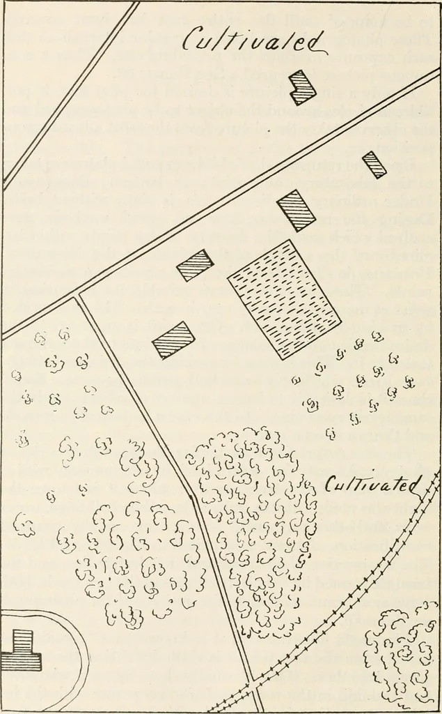 An illustration from Military sketching and map reading; including panoramic sketching and aerial photography, 1921, leaf 115