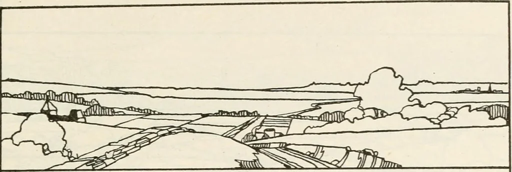 An illustration from Military sketching and map reading; including panoramic sketching and aerial photography, 1921, leaf 126