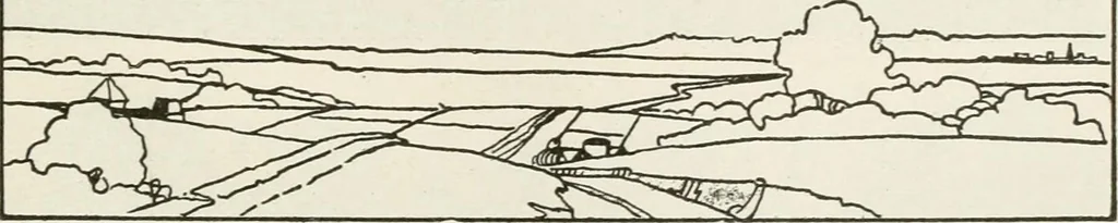 An illustration from Military sketching and map reading; including panoramic sketching and aerial photography, 1921, leaf 126