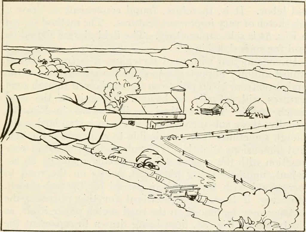 An illustration from Military sketching and map reading; including panoramic sketching and aerial photography, 1921, leaf 136