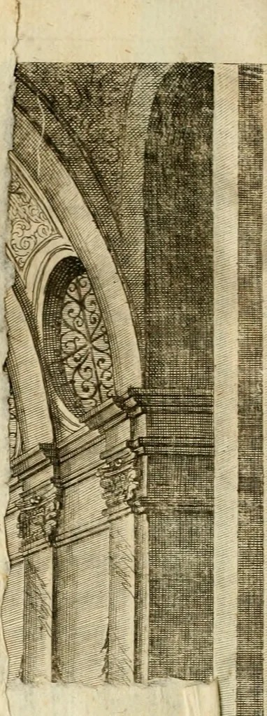 An illustration from Innocentia vindicata : in qua gravissimis argumentis ex S. Thoma petitis ostenditur, angelicum doctorem pro Immaculato Conceptu Deiparae sensisse & scripsisse ..., 1695, leaf 13