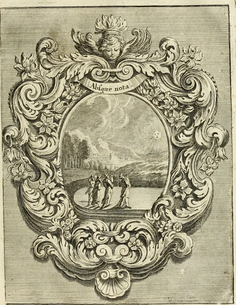 An illustration from Innocentia vindicata : in qua gravissimis argumentis ex S. Thoma petitis ostenditur, angelicum doctorem pro Immaculato Conceptu Deiparae sensisse & scripsisse ..., 1695, leaf 136