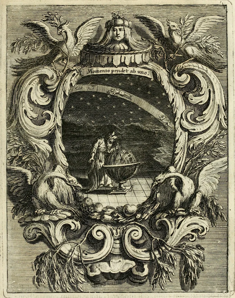 An illustration from Innocentia vindicata : in qua gravissimis argumentis ex S. Thoma petitis ostenditur, angelicum doctorem pro Immaculato Conceptu Deiparae sensisse & scripsisse ..., 1695, leaf 146
