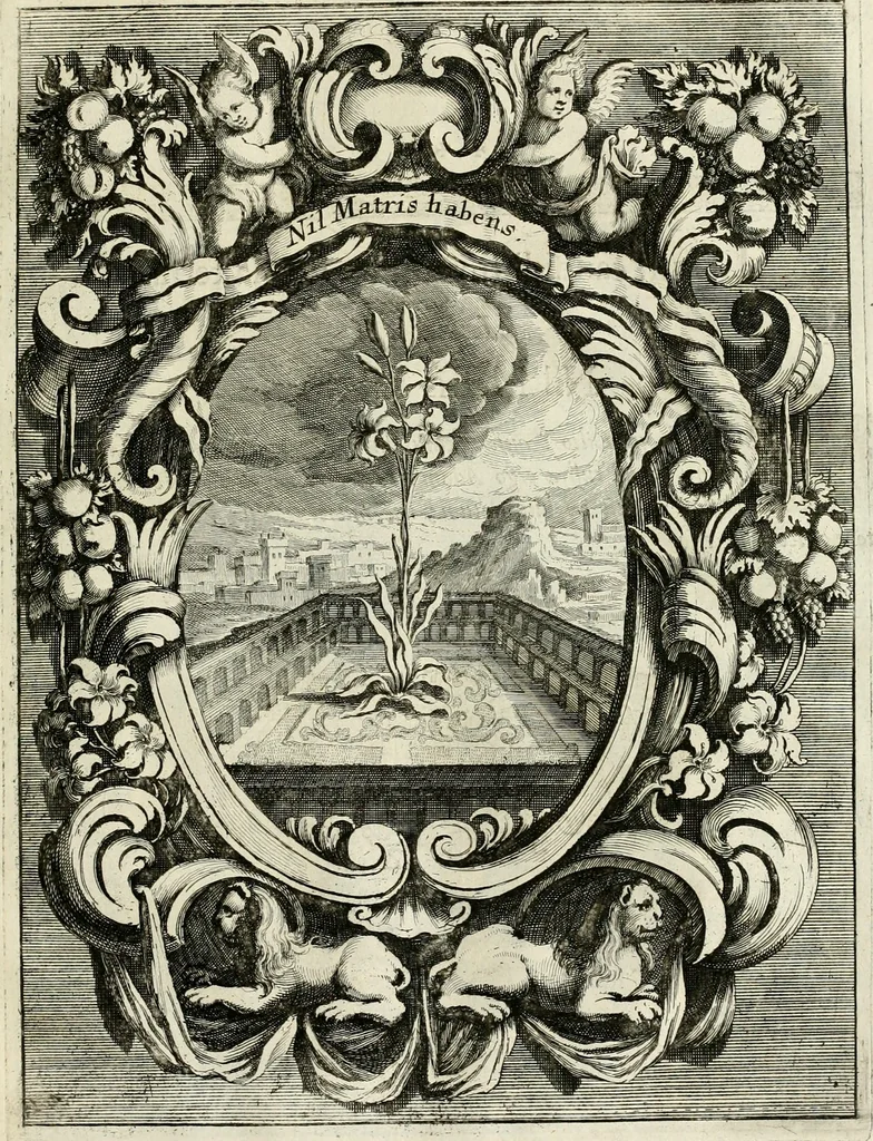 An illustration from Innocentia vindicata : in qua gravissimis argumentis ex S. Thoma petitis ostenditur, angelicum doctorem pro Immaculato Conceptu Deiparae sensisse & scripsisse ..., 1695, leaf 152