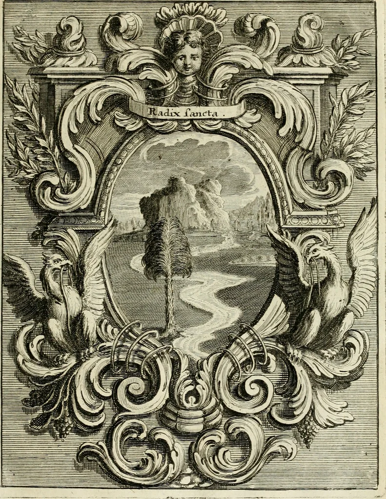 An illustration from Innocentia vindicata : in qua gravissimis argumentis ex S. Thoma petitis ostenditur, angelicum doctorem pro Immaculato Conceptu Deiparae sensisse & scripsisse ..., 1695, leaf 168