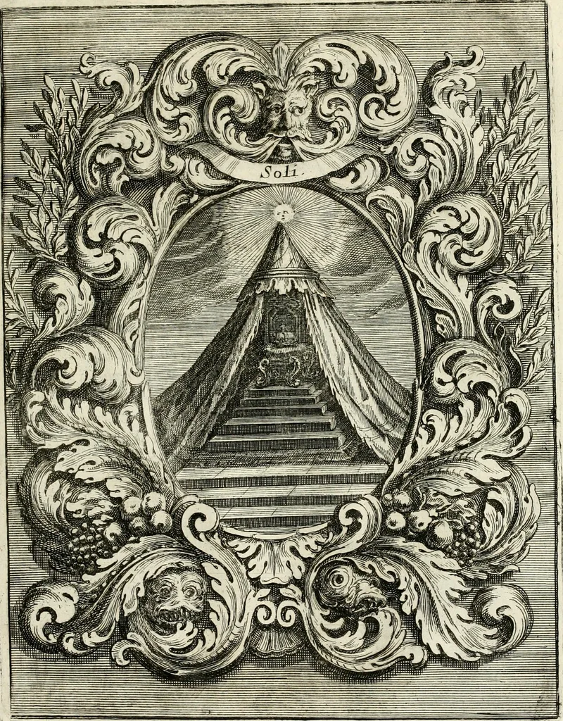 An illustration from Innocentia vindicata : in qua gravissimis argumentis ex S. Thoma petitis ostenditur, angelicum doctorem pro Immaculato Conceptu Deiparae sensisse & scripsisse ..., 1695, leaf 180