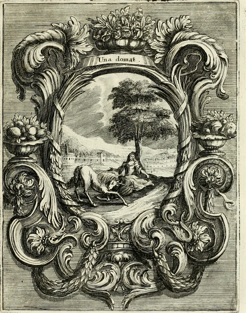 An illustration from Innocentia vindicata : in qua gravissimis argumentis ex S. Thoma petitis ostenditur, angelicum doctorem pro Immaculato Conceptu Deiparae sensisse & scripsisse ..., 1695, leaf 194