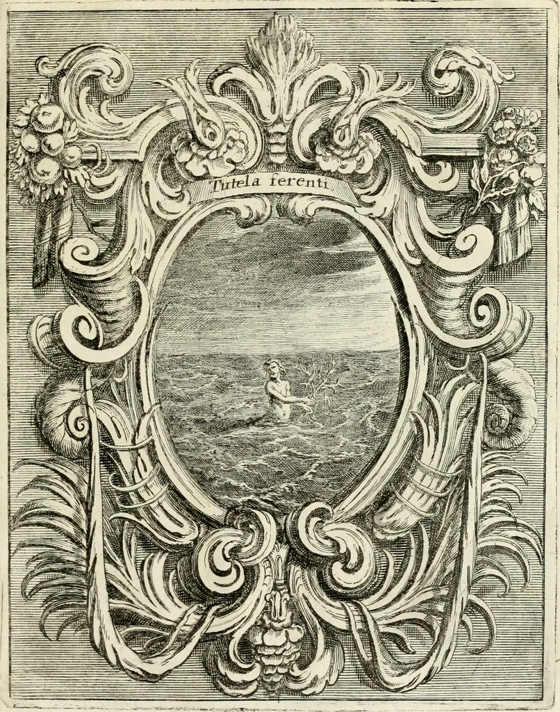 An illustration from Innocentia vindicata : in qua gravissimis argumentis ex S. Thoma petitis ostenditur, angelicum doctorem pro Immaculato Conceptu Deiparae sensisse & scripsisse ..., 1695, leaf 208