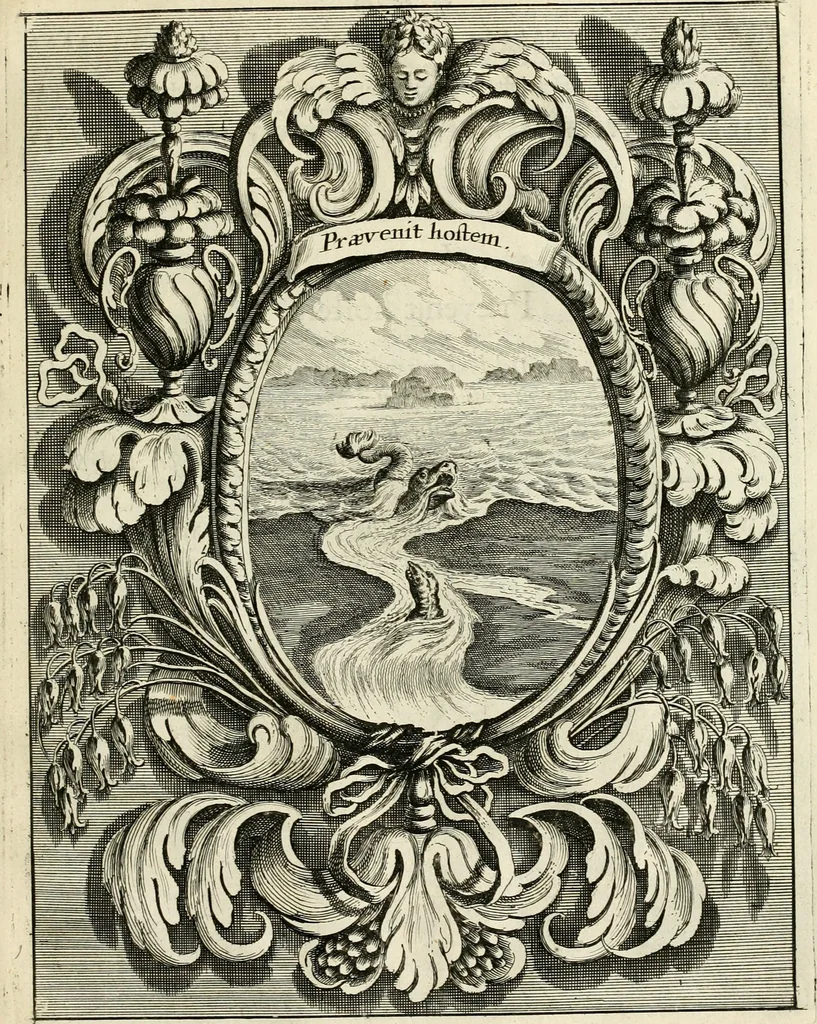 An illustration from Innocentia vindicata : in qua gravissimis argumentis ex S. Thoma petitis ostenditur, angelicum doctorem pro Immaculato Conceptu Deiparae sensisse & scripsisse ..., 1695, leaf 212
