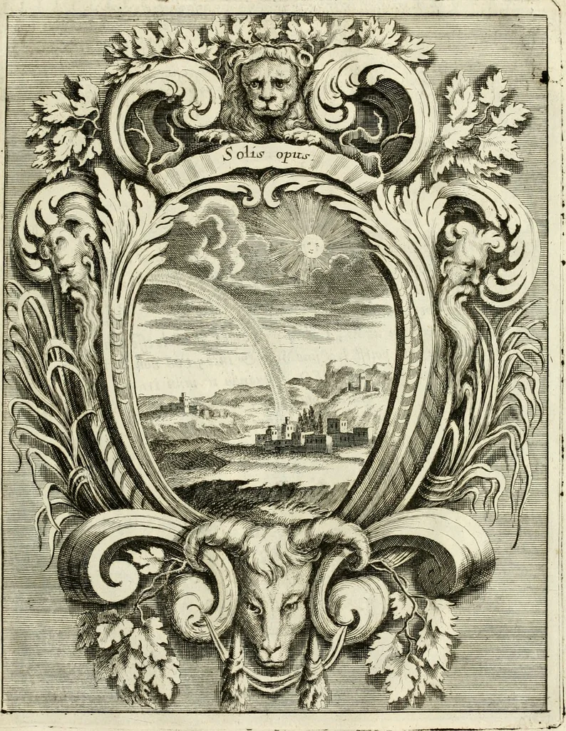 An illustration from Innocentia vindicata : in qua gravissimis argumentis ex S. Thoma petitis ostenditur, angelicum doctorem pro Immaculato Conceptu Deiparae sensisse & scripsisse ..., 1695, leaf 218