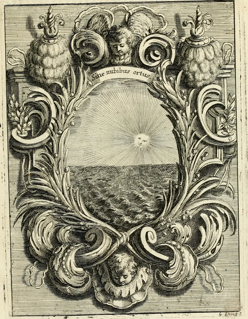 An illustration from Innocentia vindicata : in qua gravissimis argumentis ex S. Thoma petitis ostenditur, angelicum doctorem pro Immaculato Conceptu Deiparae sensisse & scripsisse ..., 1695, leaf 226