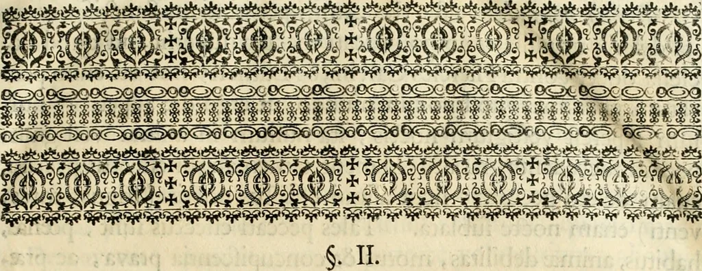 An illustration from Innocentia vindicata : in qua gravissimis argumentis ex S. Thoma petitis ostenditur, angelicum doctorem pro Immaculato Conceptu Deiparae sensisse & scripsisse ..., 1695, leaf 24