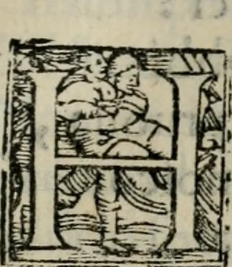 An illustration from Ino, tragedia .., 1583, leaf 82