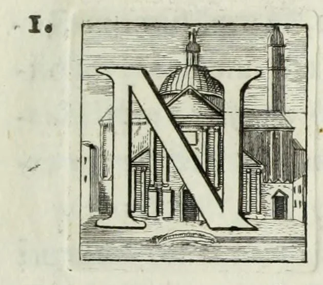 An illustration from In perantiquam sacram tabulam Graecam insigni Sodalitio Sanctae Mariae Caritatis Venetiarum ab Amplissimo Cardinali Bessarione dono datam dissertatio, 1767, leaf 17