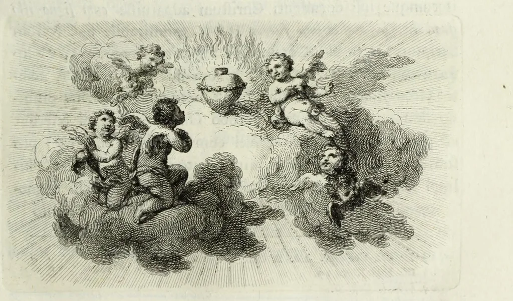 An illustration from In perantiquam sacram tabulam Graecam insigni Sodalitio Sanctae Mariae Caritatis Venetiarum ab Amplissimo Cardinali Bessarione dono datam dissertatio, 1767, leaf 81
