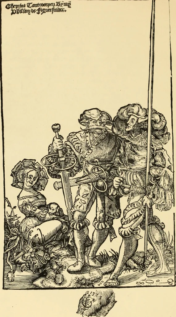 An illustration from An inquiry concerning the invention of printing : in which the systems of Meerman, Heinecken, Santander, and Koning are reviewed : including also notices of the early use of wood-engraving in Europe, the block-books, etc., 1863, leaf 119