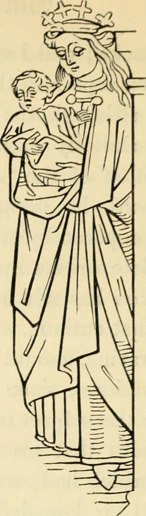 An illustration from An inquiry concerning the invention of printing : in which the systems of Meerman, Heinecken, Santander, and Koning are reviewed : including also notices of the early use of wood-engraving in Europe, the block-books, etc., 1863, leaf 263