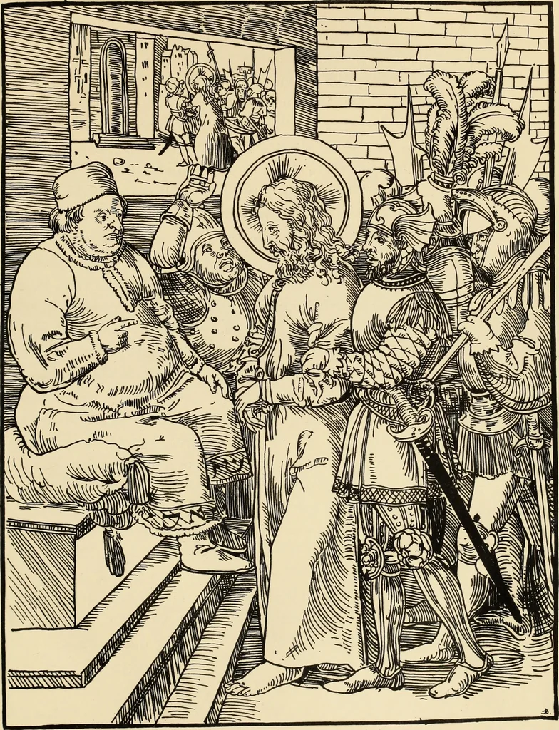 An illustration from An inquiry concerning the invention of printing : in which the systems of Meerman, Heinecken, Santander, and Koning are reviewed : including also notices of the early use of wood-engraving in Europe, the block-books, etc., 1863, leaf 38