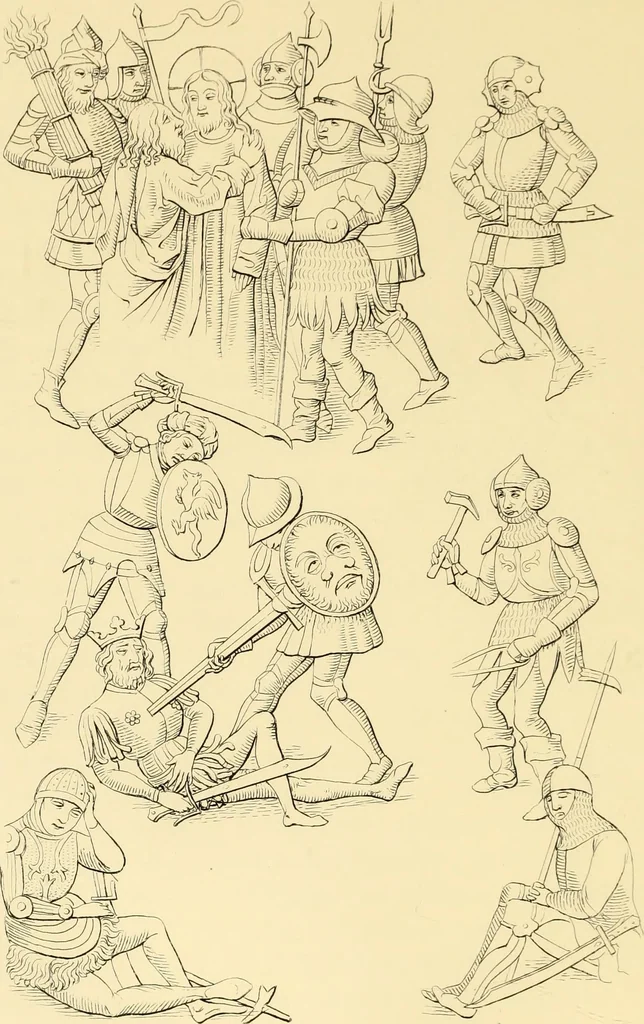 An illustration from An inquiry concerning the invention of printing : in which the systems of Meerman, Heinecken, Santander, and Koning are reviewed : including also notices of the early use of wood-engraving in Europe, the block-books, etc., 1863, leaf 415