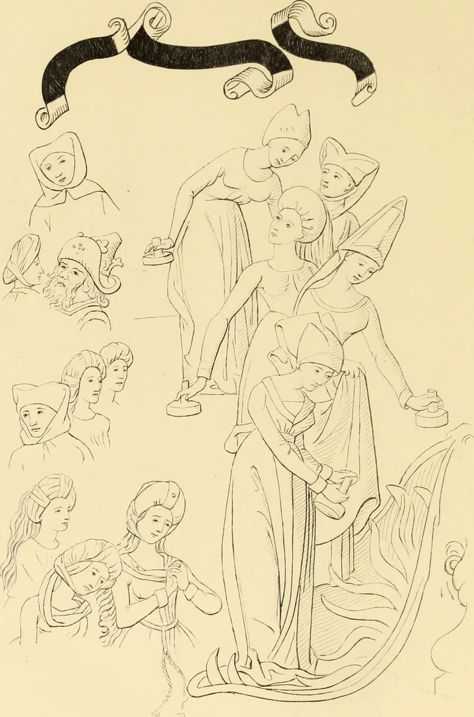An illustration from An inquiry concerning the invention of printing : in which the systems of Meerman, Heinecken, Santander, and Koning are reviewed : including also notices of the early use of wood-engraving in Europe, the block-books, etc., 1863, leaf 423