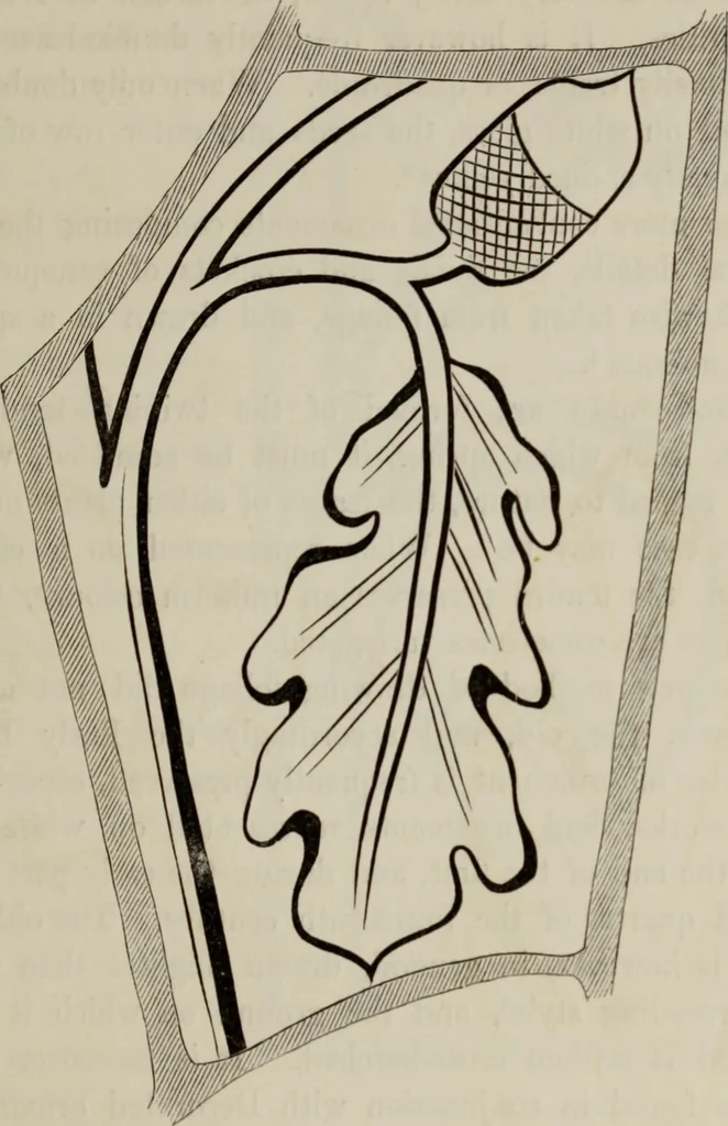 An illustration from An inquiry into the difference of style observable in ancient glass paintings : especially in England: with hints on glass painting, 1847, leaf 100