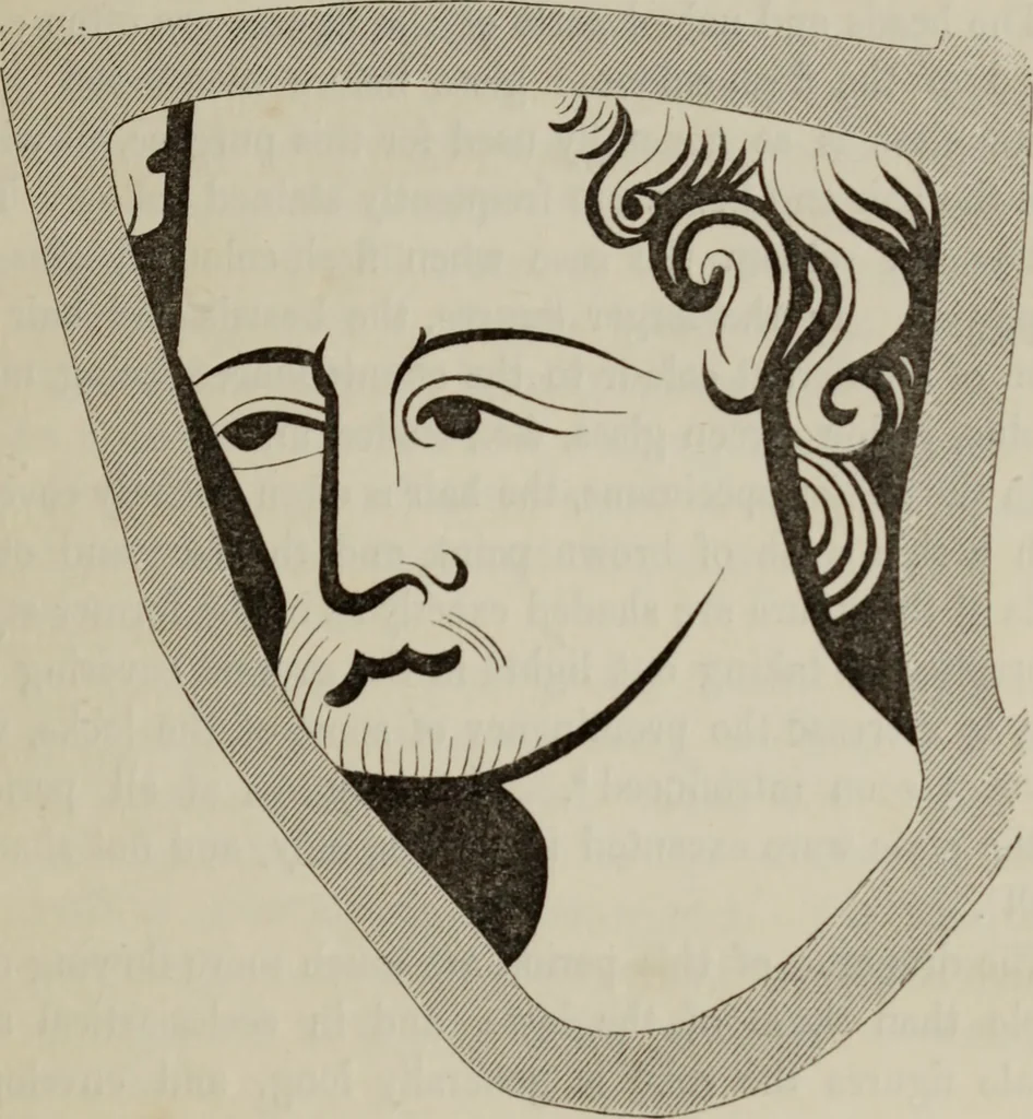 An illustration from An inquiry into the difference of style observable in ancient glass paintings : especially in England: with hints on glass painting, 1847, leaf 96