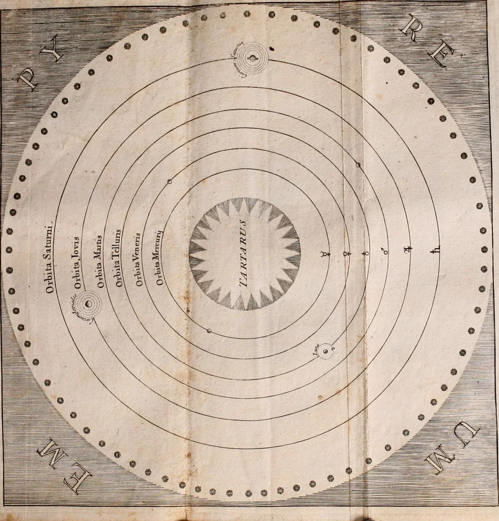 An illustration from An Inquiry into the nature and state of hell : shewing ..., 1727, leaf 25