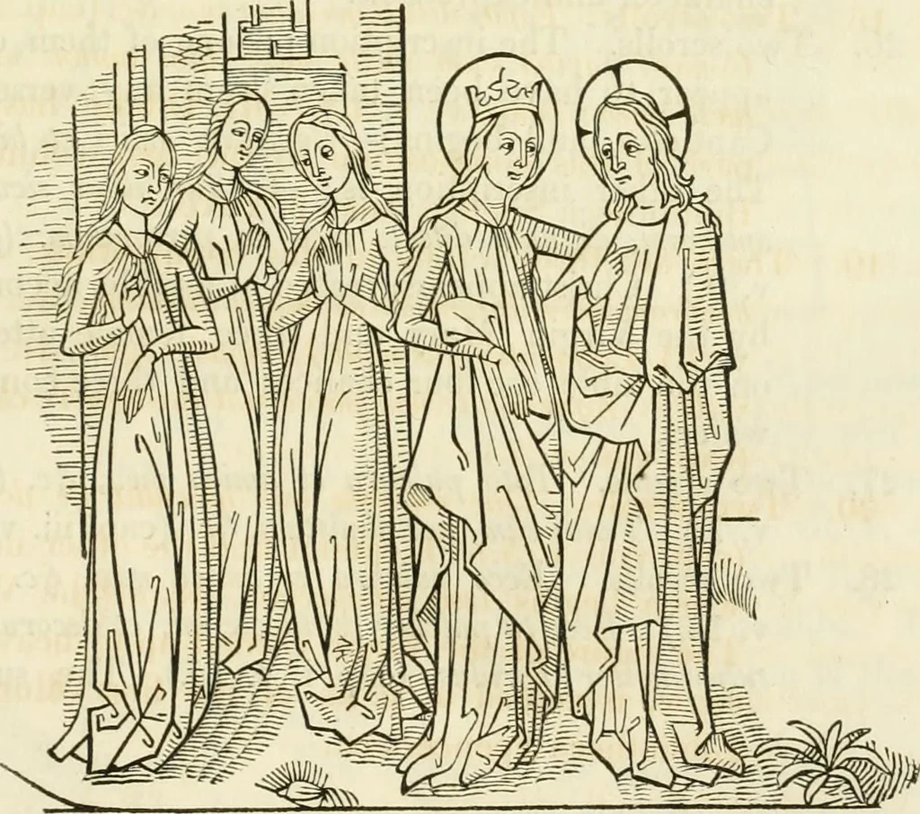 An illustration from An inquiry into the origin and early history of engraving : upon copper and in wood, with an account of engravers and their works, from the invention of chalcography by Maso Finiguerra, to the time of Marc' Antonio Raimondi, 1816, leaf 180